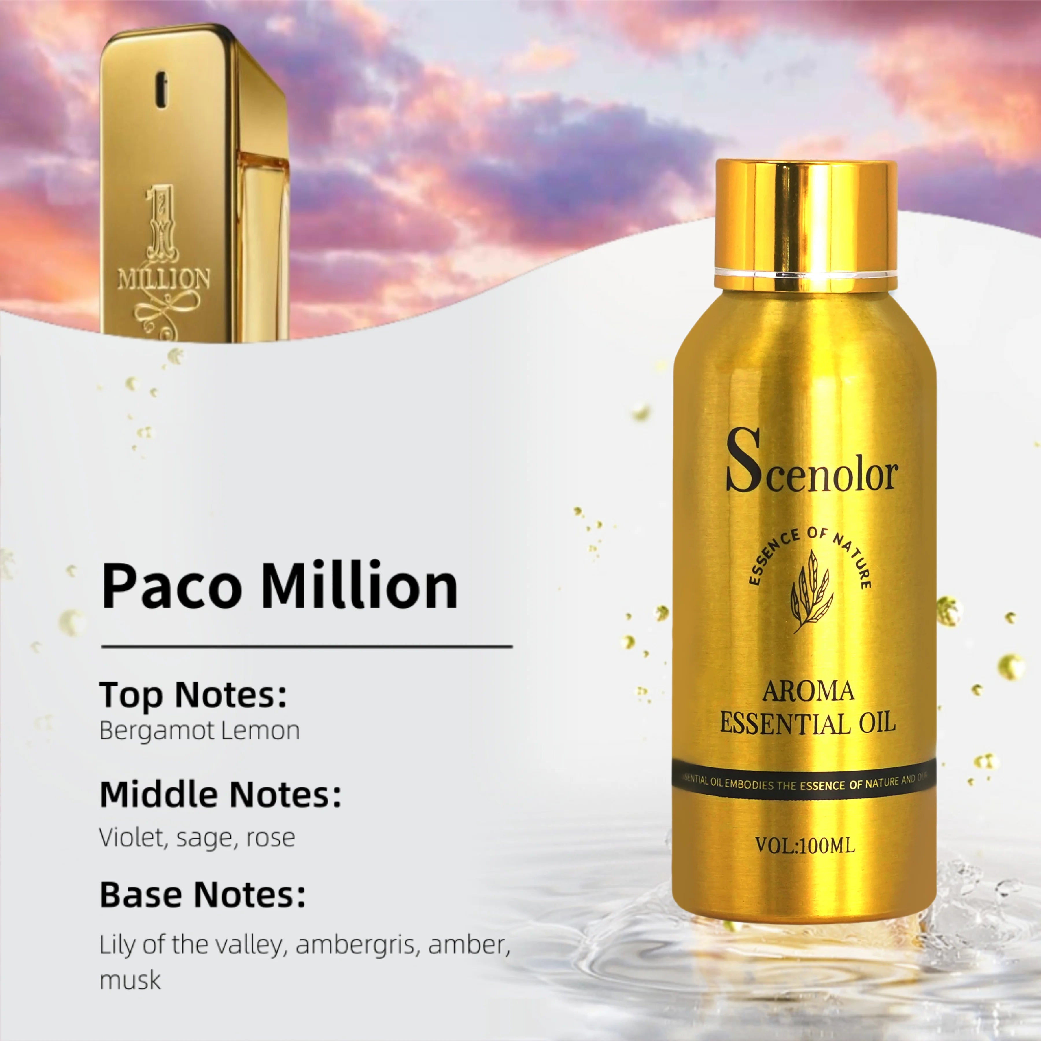 French Oud Fragrance Diffuser Oil (100ml)