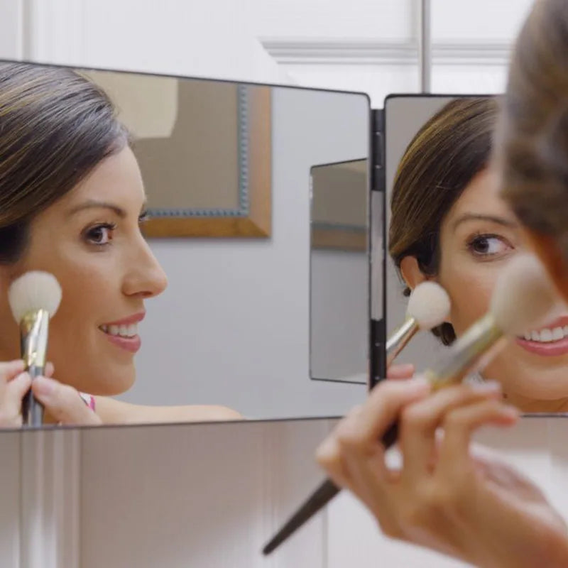 Trifold LED 3-Way Self Haircut & Makeup Mirror