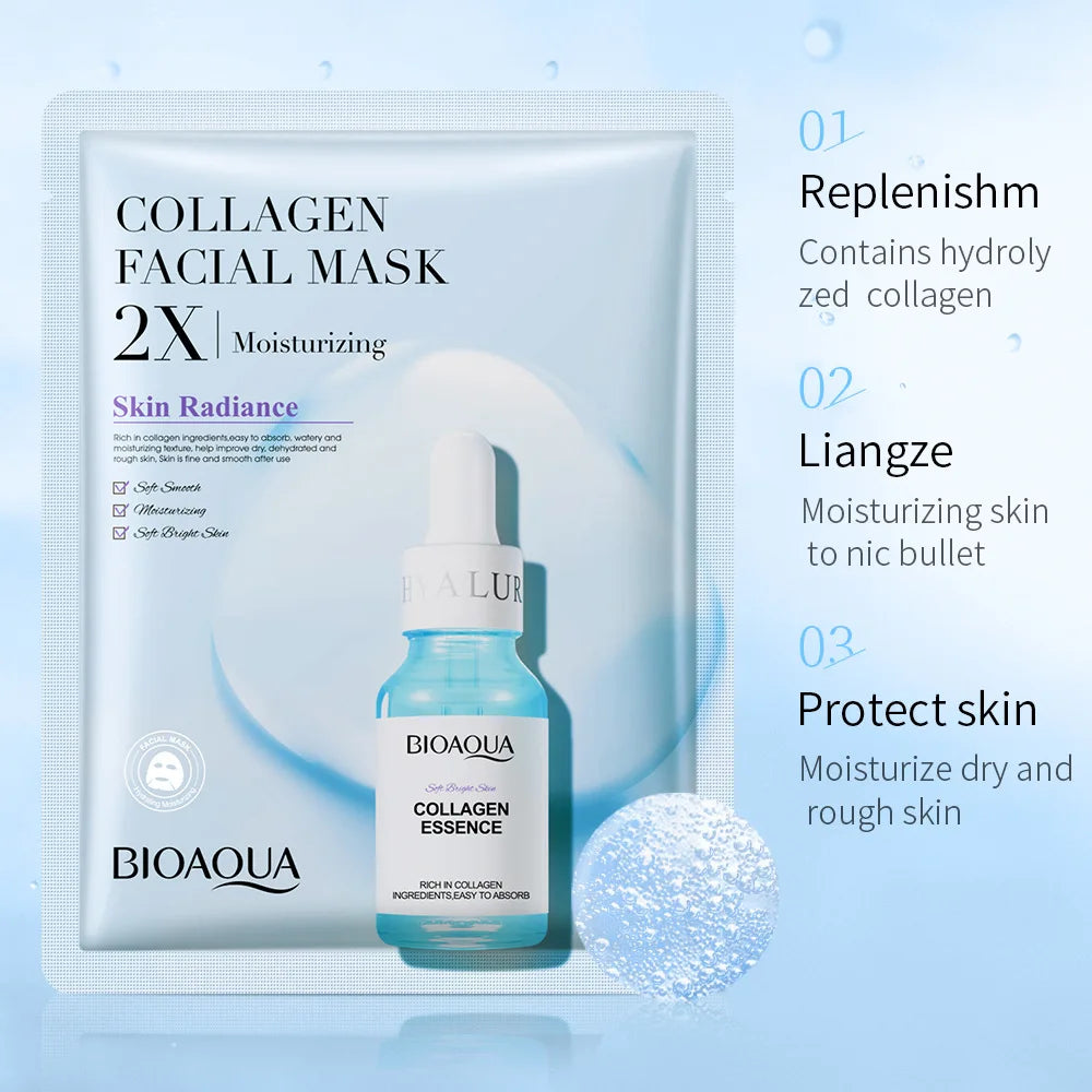 BIOAQUA Centella & Collagen Face Mask Set (20pcs)