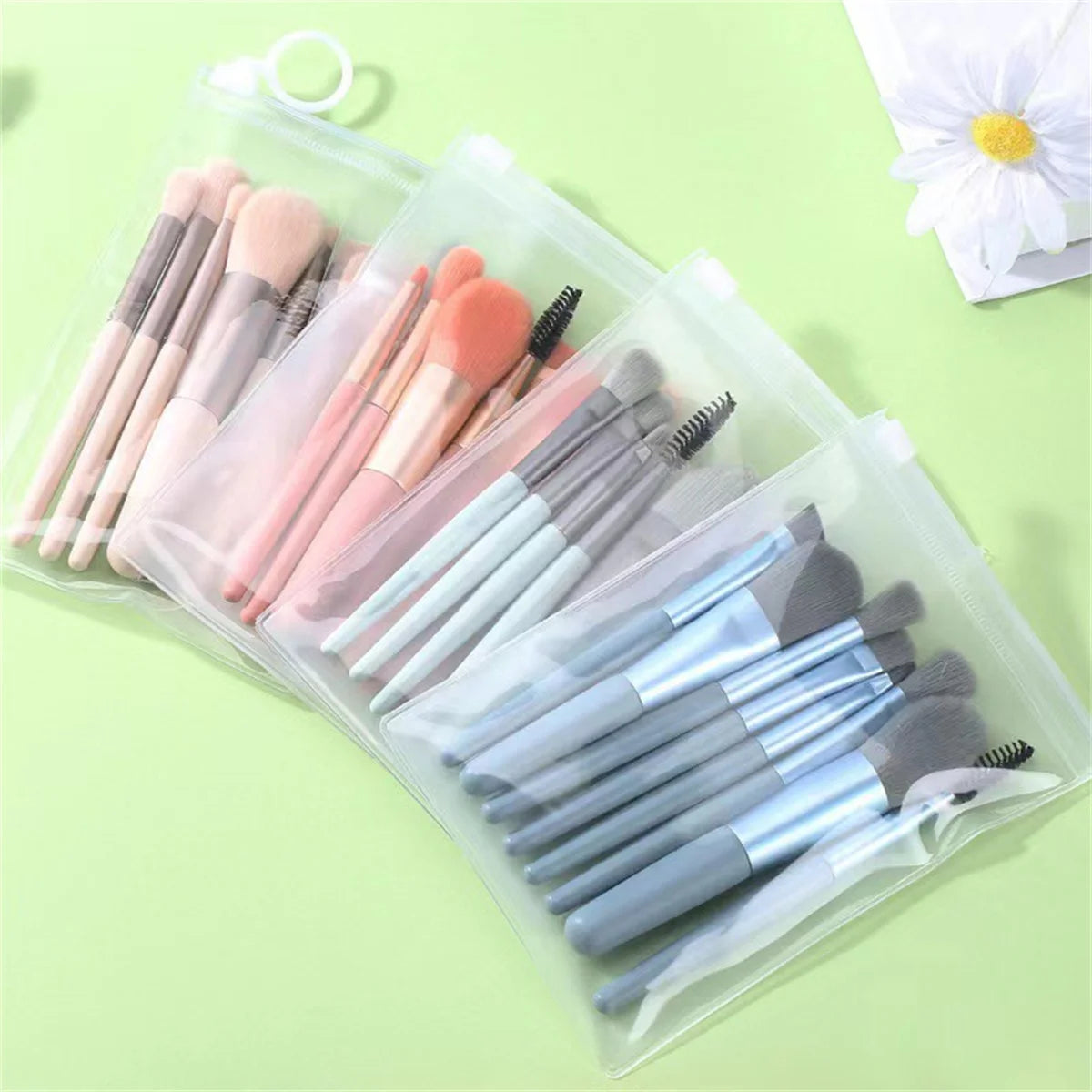 8-Piece Soft Fluffy Makeup Brush Set