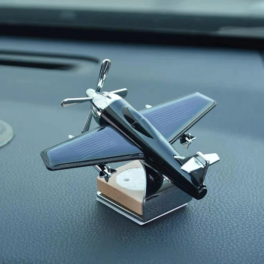 Solar Airplane Car Essential Oil Diffuser (Without Perfume)