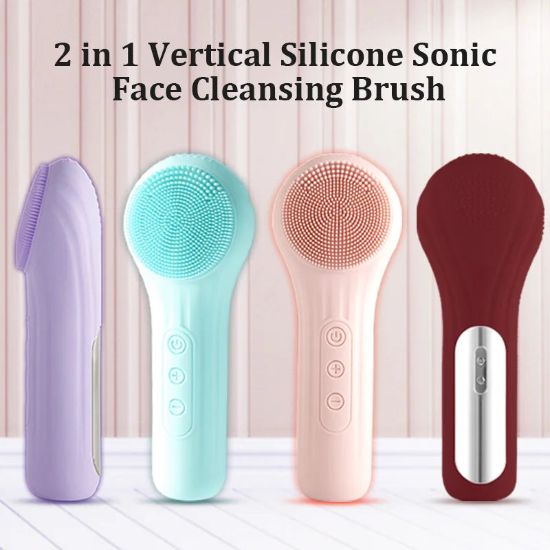 Sonic Rechargeable Waterproof Facial Cleansing Brush