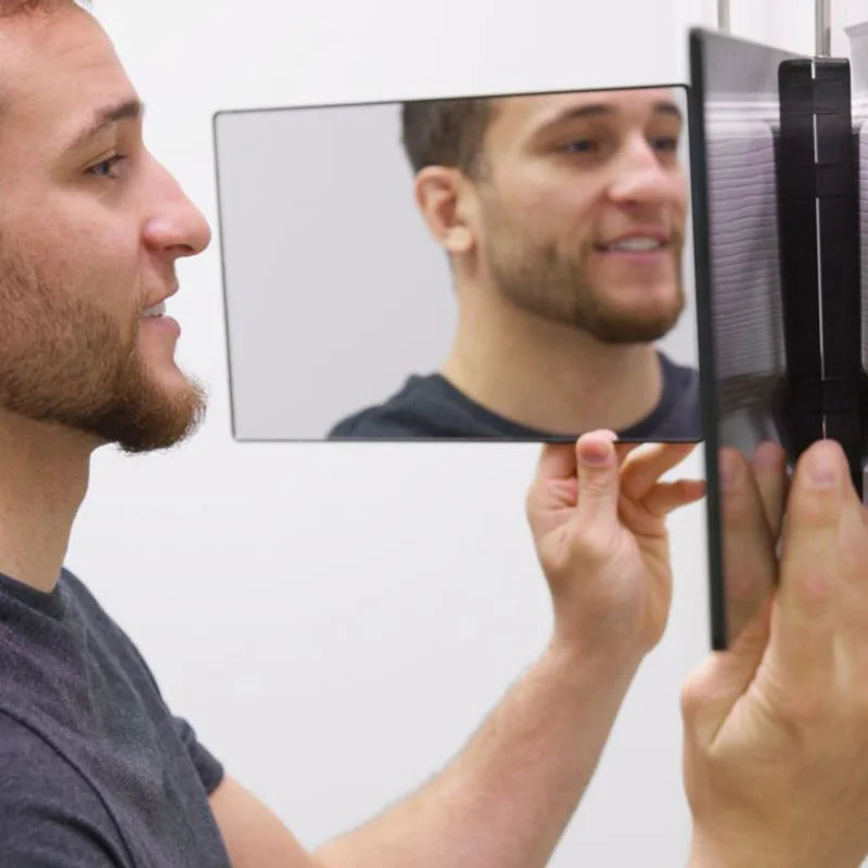 Trifold LED 3-Way Self Haircut & Makeup Mirror