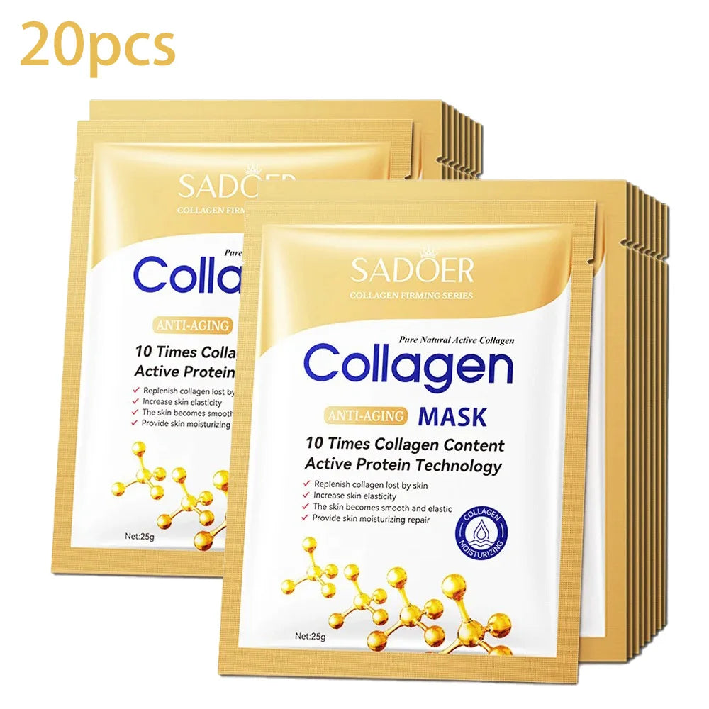 SADOER Collagen Face Mask Set (5/10/20/30pcs)