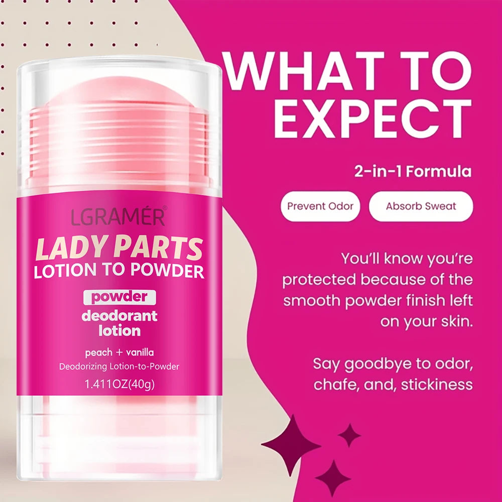Women’s Peach Vanilla Perfumed Deodorant Lotion