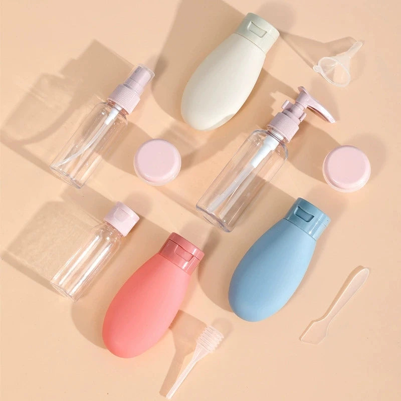 11-Piece Travel Refillable Bottle Set