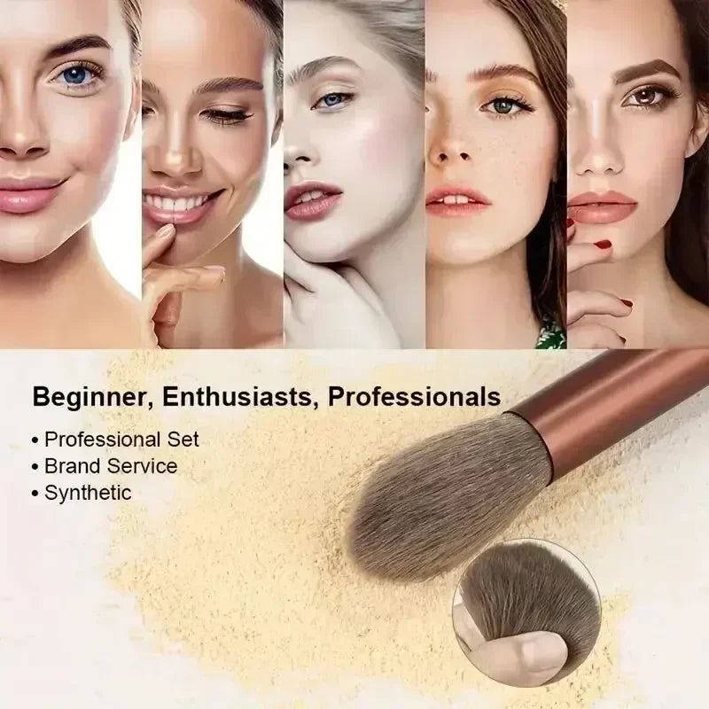 Professional Soft Makeup Brush Set