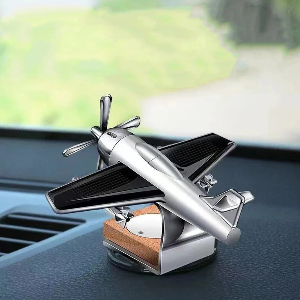 Solar Airplane Car Essential Oil Diffuser (Without Perfume)