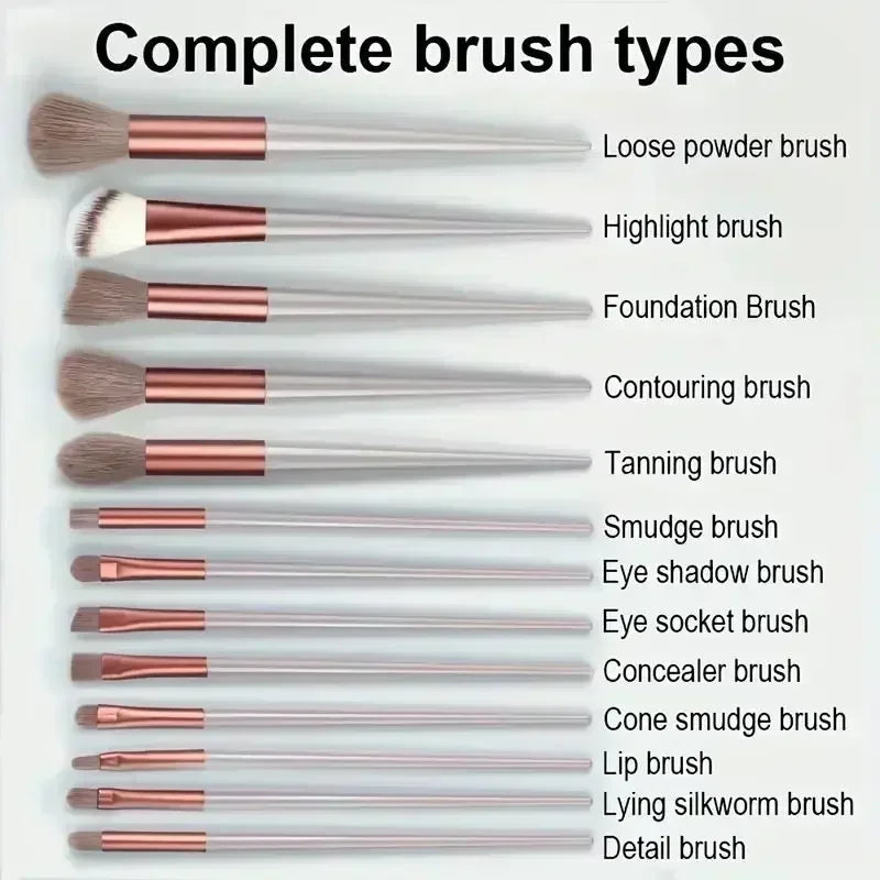 Professional Soft Makeup Brush Set