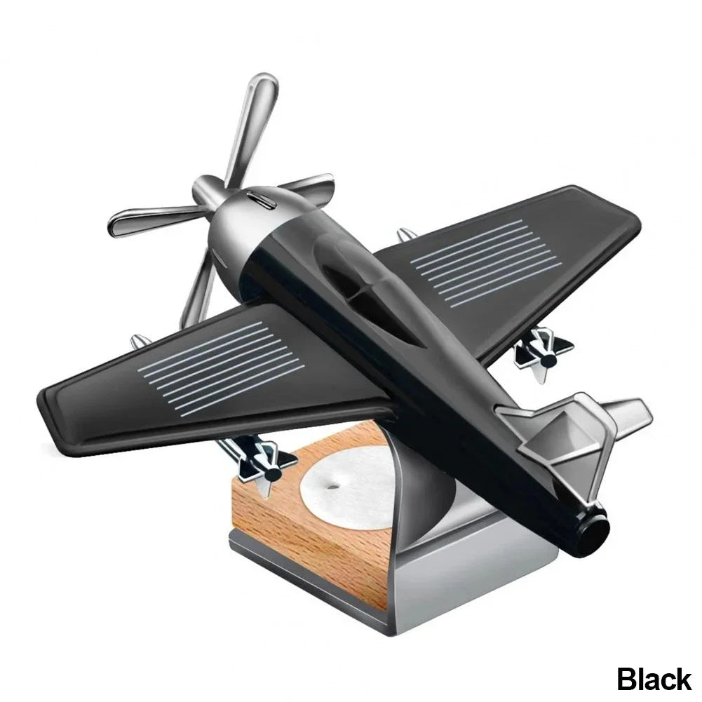 Solar Airplane Car Essential Oil Diffuser (Without Perfume)