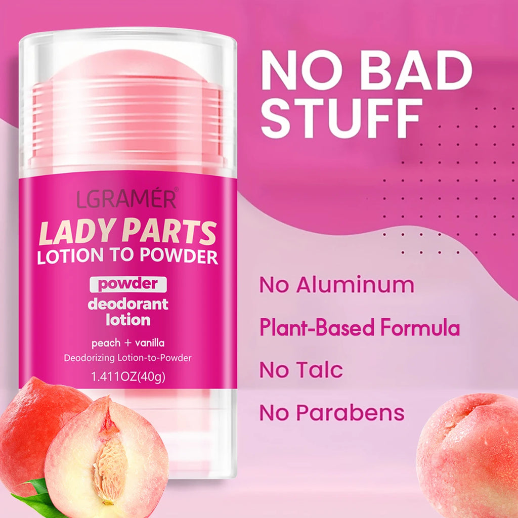Women’s Peach Vanilla Perfumed Deodorant Lotion