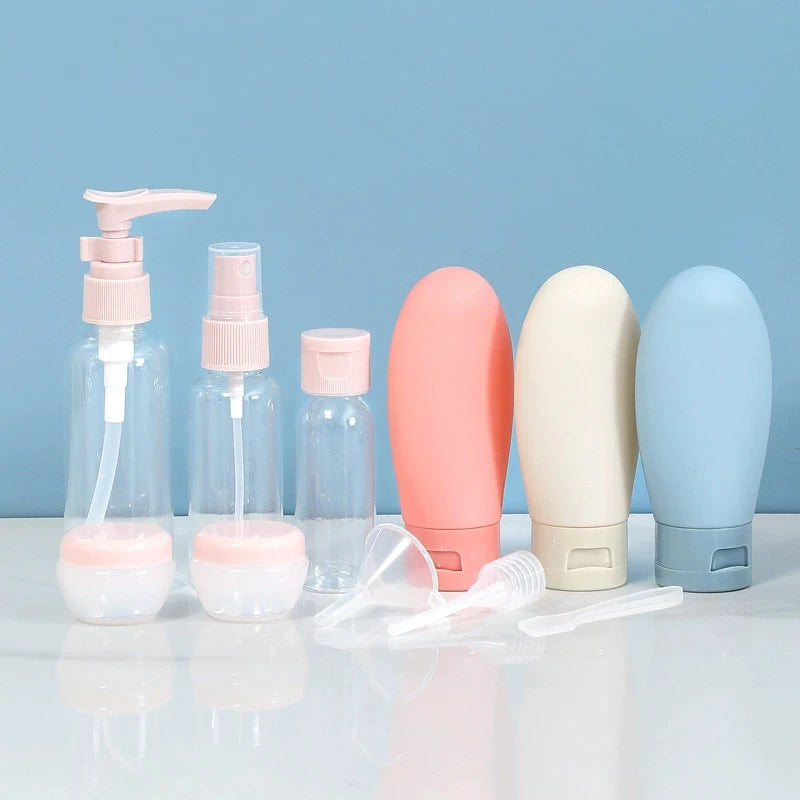11-Piece Travel Refillable Bottle Set