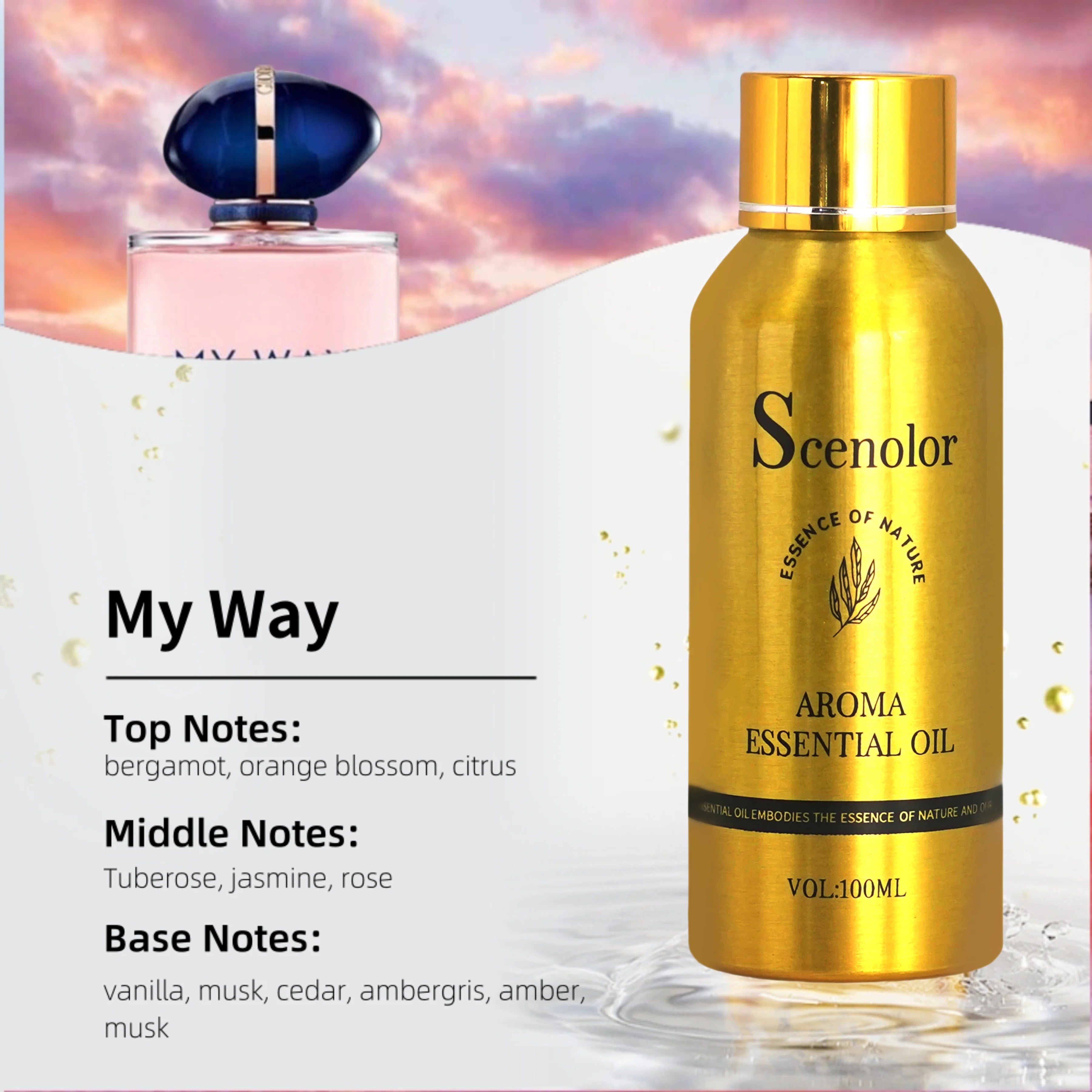 French Oud Fragrance Diffuser Oil (100ml)