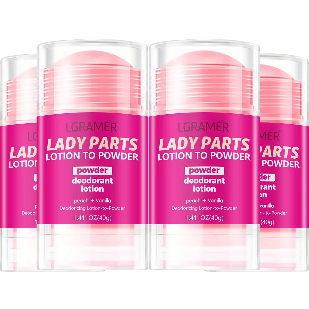 Women’s Peach Vanilla Perfumed Deodorant Lotion